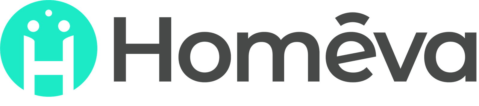Homeva logo gray