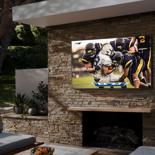 tv installation, outdoors, outdoor tv, outdoor smart tv, tv mounting service