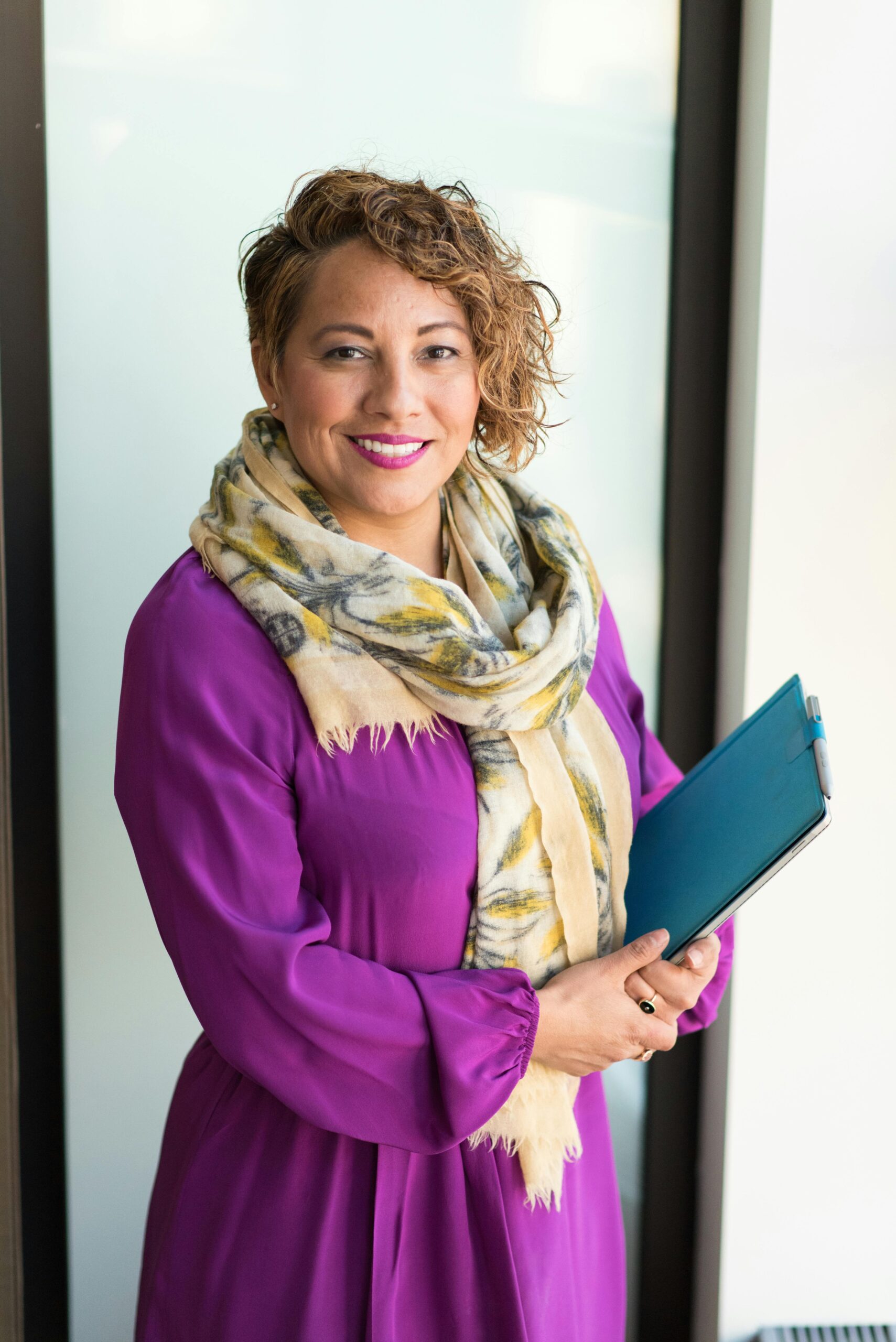 Woman Smiling, service customer