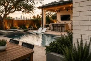 A Backyard Audio Installation Built for Austin Pool Season2