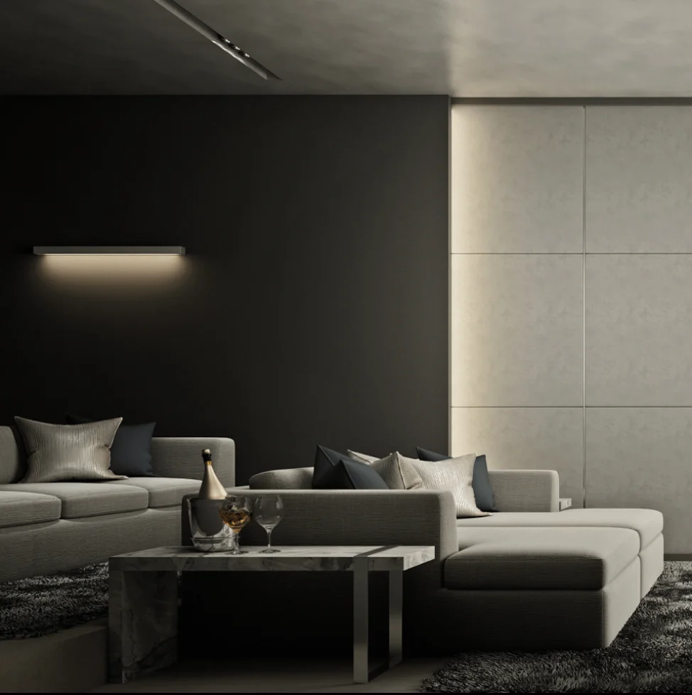 concealed architectural sound and smart home audio integration in luxury modern residence