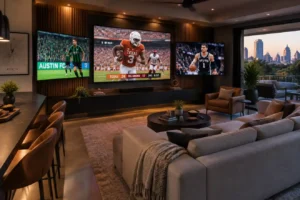 Multi TV Setup Austin Sports Bar Quality Without Leaving Home